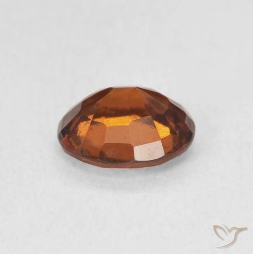 granate hessonita Naranja rojizo natural de 1.38 ct, Ovalada, VS-SI