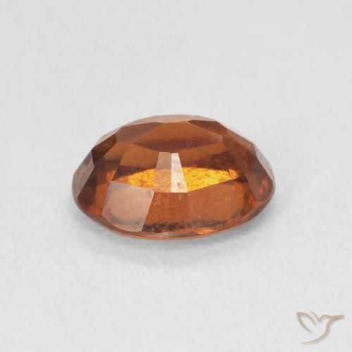 granate hessonita Naranja rojizo natural de 1.83 ct, Ovalada, VS-SI