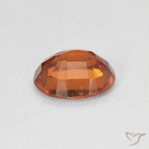 granate hessonita Naranja oscuro natural de 1.94 ct, Ovalada, VS-SI