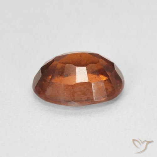 granate hessonita Medium Dark-Orange natural de 1.32 ct, Ovalada, VS-SI