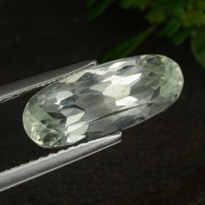 Hiddenite Verde claro natural de 3.46 ct, Corte Óvalo, VS