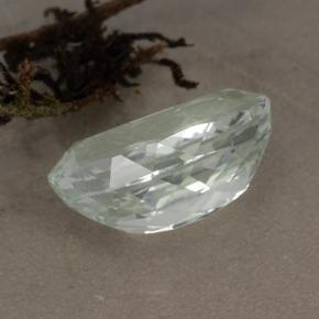 Hiddenite Verde muy claro natural de 5.74 ct, Corte Óvalo, VVS-VS