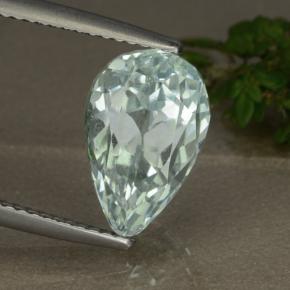 Hiddenite Verde claro natural de 5.52 ct, En forma de pera, VS