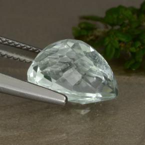 Hiddenite Verde claro natural de 5.52 ct, En forma de pera, VS