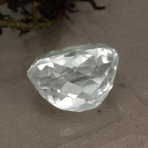 Hiddenite Blanco verdoso natural de 5.52 ct, Corte Óvalo, VVS-VS