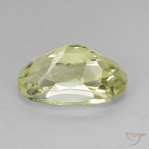 Hiddenite Verde claro natural de 9.83 ct, Ovalada, VS-SI