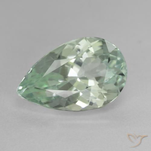 9.73ct Natural Verde amarillo claro Hiddenita, En forma de pera, VS