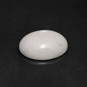 Howlita blanco natural de 8,38 ct, corte óvalo, opaco