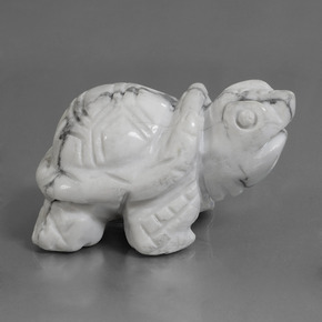 Howlita Blanco verdoso natural de 368.10 ct, Forma elegante, Opaco