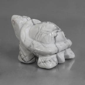 Howlita Blanco verdoso natural de 368.10 ct, Forma elegante, Opaco