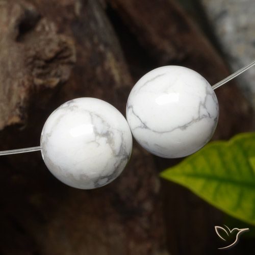 30.39ctw Natural Blanco verdoso Howlita, Esfera / Bola, Opaco