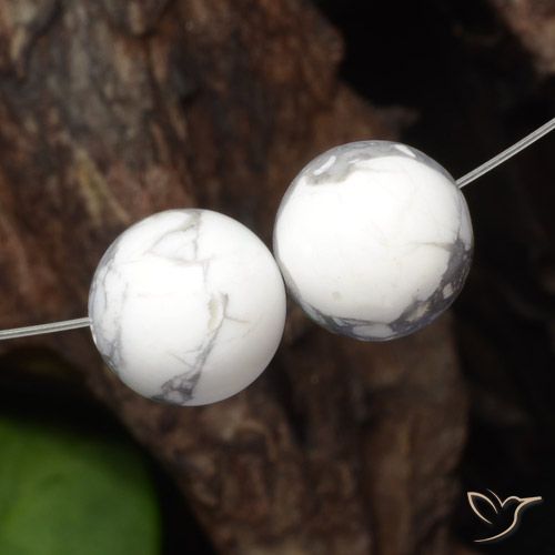30.20ctw Natural Blanco verdoso Howlita, Esfera / Bola, Opaco