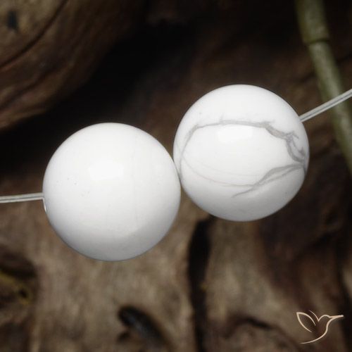 30.36ctw Natural Blanco verdoso Howlita, Esfera / Bola, Opaco