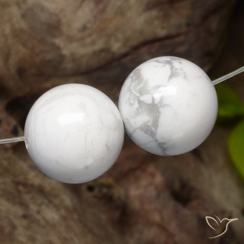 30.41ctw Natural Blanco verdoso Howlita, Esfera / Bola, Opaco