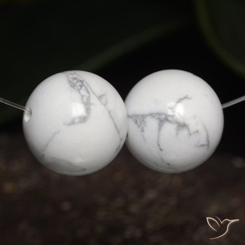 46.72ctw Natural Blanco verdoso Howlita, Esfera / Bola, Opaco