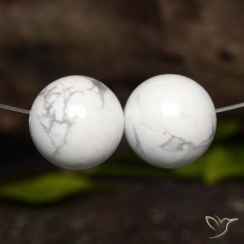 46.12ctw Natural Blanco verdoso Howlita, Esfera / Bola, Opaco