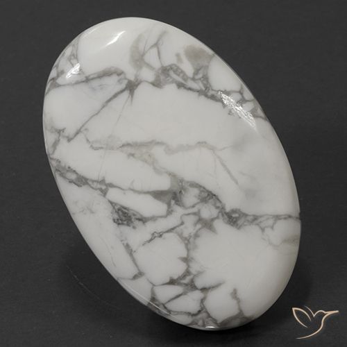 102.41ct Natural Blanco verdoso Howlita, Ovalada, Opaco