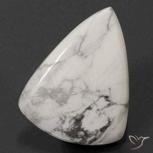 71.74ct Natural Blanco verdoso Howlita, En forma de pera, Opaco