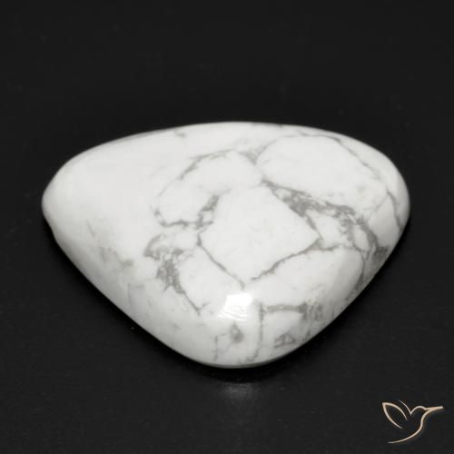 Howlita Blanco verdoso natural de 15.63 ct, Trillón, Opaco
