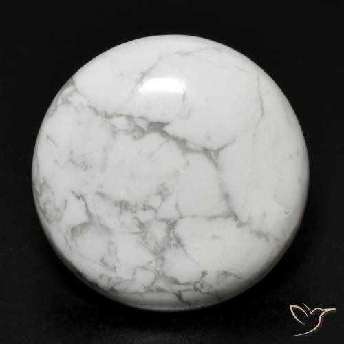 17.64ct Natural Blanco verdoso Howlita, Redondo, Opaco