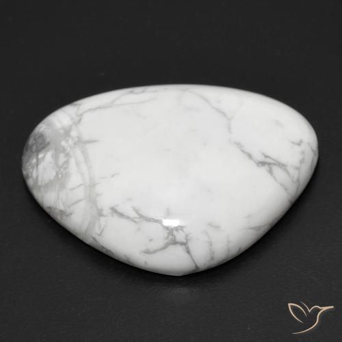 Howlita Blanco verdoso natural de 20.54 ct, Elegante, Opaco