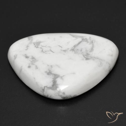 Howlita Blanco verdoso natural de 21.52 ct, Elegante, Opaco