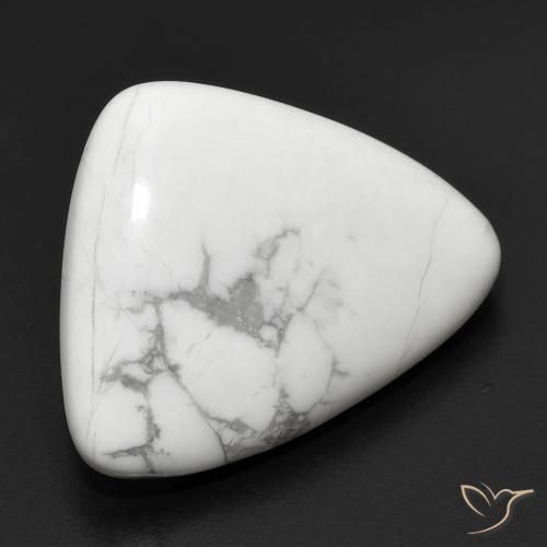 Howlita Blanco verdoso natural de 17.01 ct, Elegante, Opaco