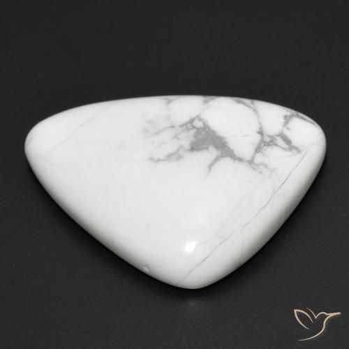 Howlita Blanco verdoso natural de 17.01 ct, Elegante, Opaco