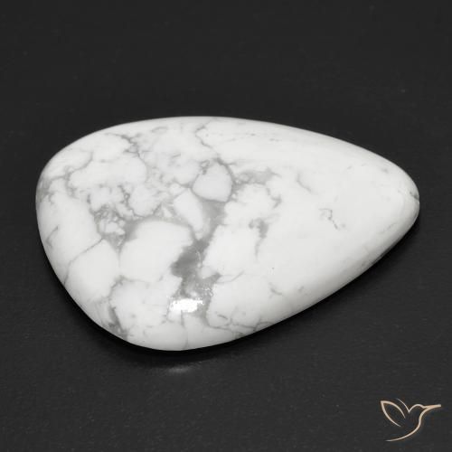 Howlita Blanco verdoso natural de 19.85 ct, Elegante, Opaco