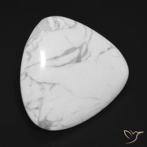 Howlita Blanco verdoso natural de 17.46 ct, Elegante, Opaco