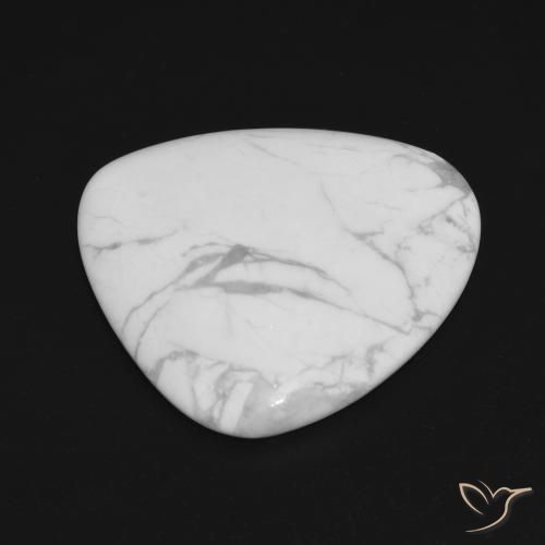 Howlita Blanco verdoso natural de 17.46 ct, Elegante, Opaco