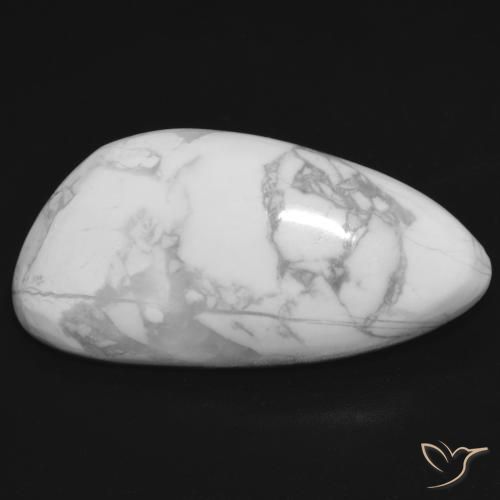 19.50ct Natural Blanco verdoso Howlita, Elegante, Opaco