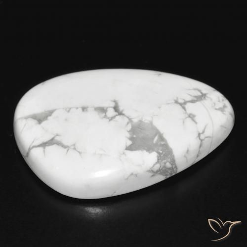Howlita Blanco verdoso natural de 31.63 ct, Elegante, Opaco