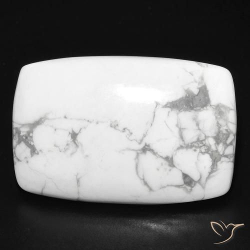 23.93ct Natural Blanco verdoso Howlita, Forma Cojín, Opaco