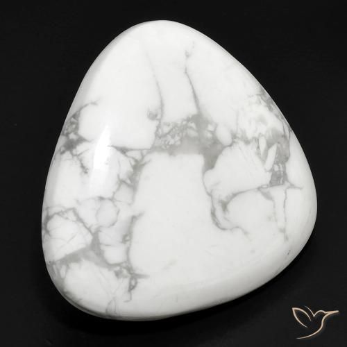 Howlita Blanco verdoso natural de 27.72 ct, Trillón, Opaco