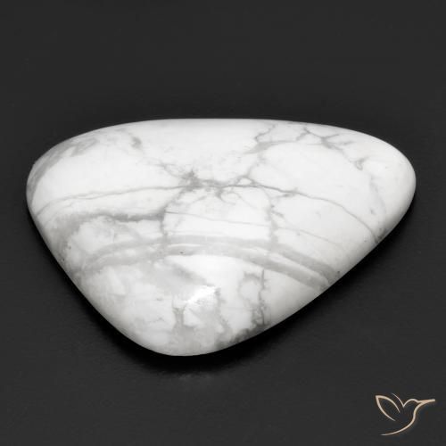 Howlita Blanco verdoso natural de 19.84 ct, Trillón, Opaco