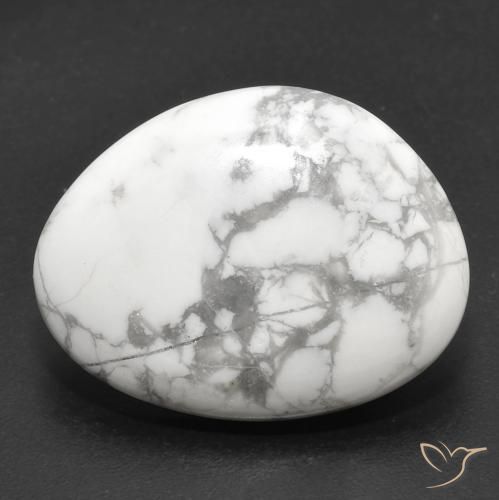 16.57ct Natural Blanco verdoso Howlita, Elegante, Opaco