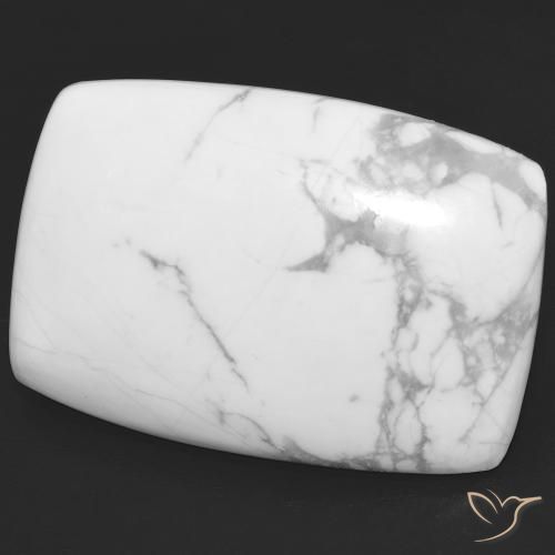 Howlita Blanco verdoso natural de 23.16 ct, Forma Cojín, Opaco