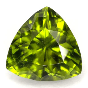 idocrasa Verde Oliva natural de 1.56 ct, Trillón, VS