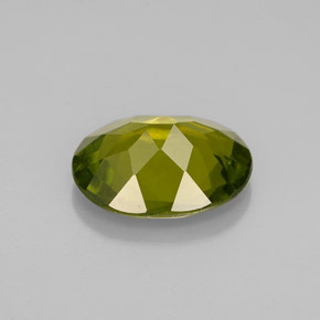 Idocrasa verde natural de 2,18 ct, corte óvalo, VVS-VS