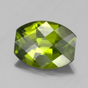 idocrasa Verde Oliva natural de 1.96 ct, Corte Cojín, VS