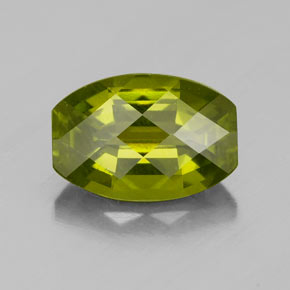 idocrasa Verde Oliva natural de 2.10 ct, Forma elegante, VS