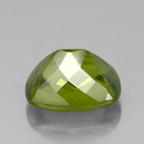 Idocrasa verde natural de 2,40 ct, corte cojín, VS
