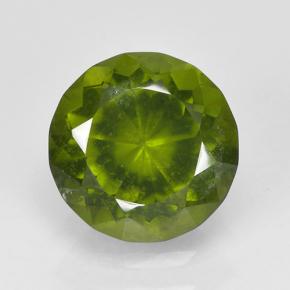 idocrasa Verde bosque natural de 1.58 ct, Corte Redondo, VS