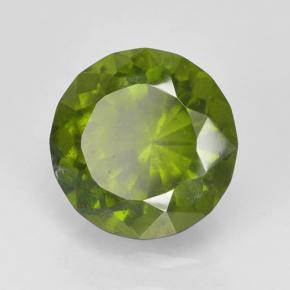 idocrasa Verde bosque natural de 1.58 ct, Corte Redondo, VS
