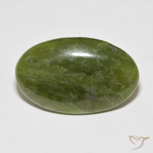 37.66ct Natural Verde terroso idocrasa, Ovalada, Opaco