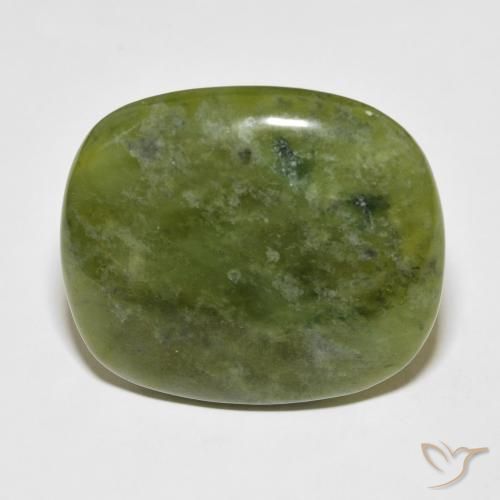 45.31ct Natural Verde terroso idocrasa, Forma Cojín, Opaco