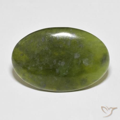 35.26ct Natural Verde terroso idocrasa, Ovalada, Opaco