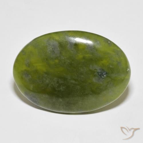 39.90ct Natural Verde medio idocrasa, Ovalada, Opaco
