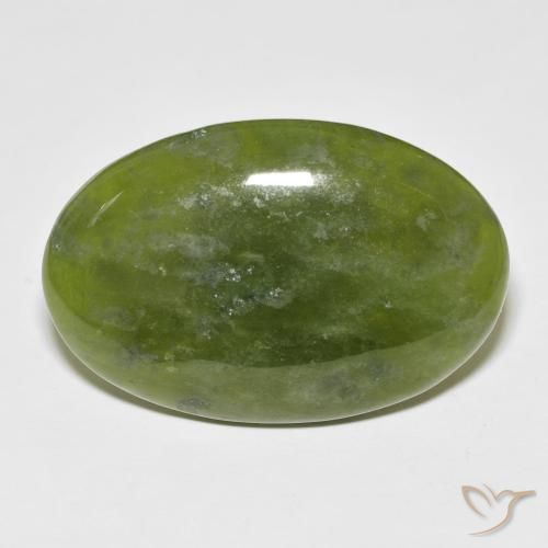33.30ct Natural Verde medio idocrasa, Ovalada, Opaco